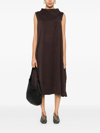 Silk Midi Dress