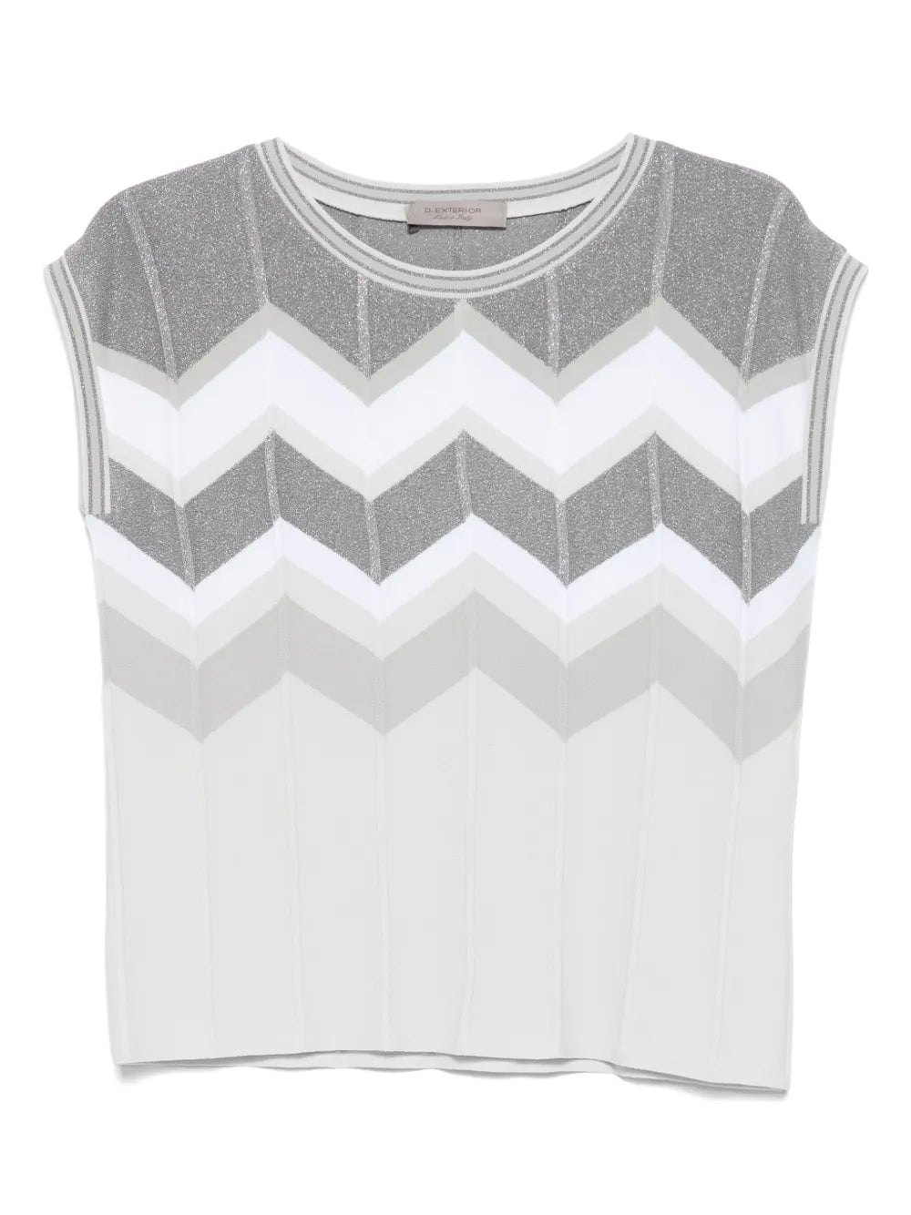 Chevron-Knit Vest