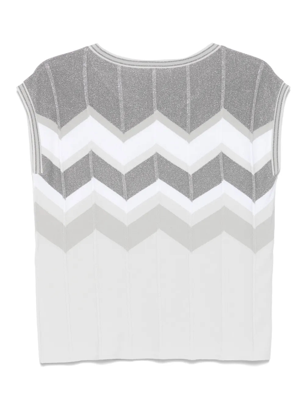 Chevron-Knit Vest