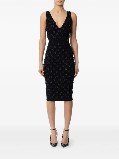 Bow-Detailing Midi Dress
