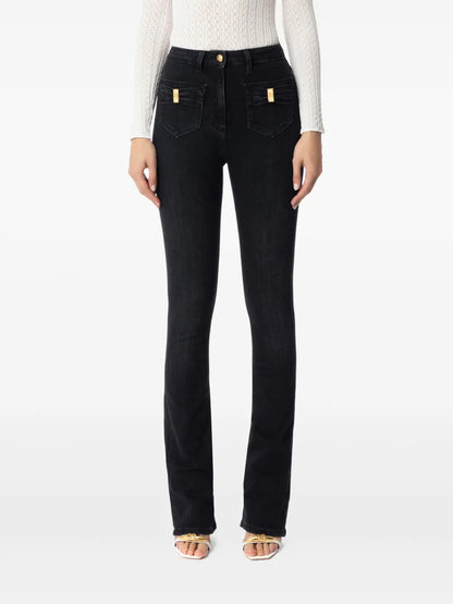 Logo-Plaque Jeans