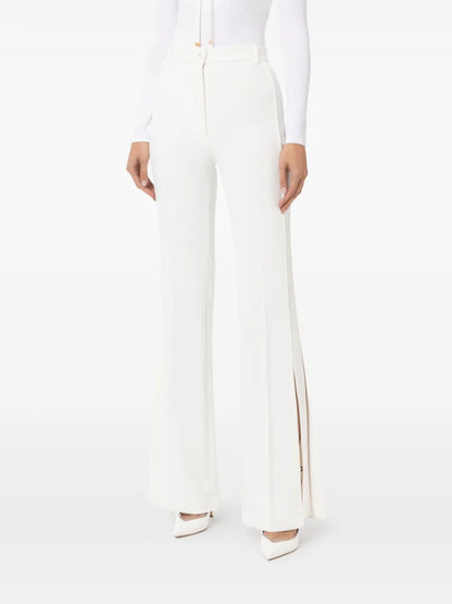 Crepe Flared Trousers