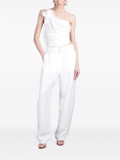 One-Shoulder Draped Top
