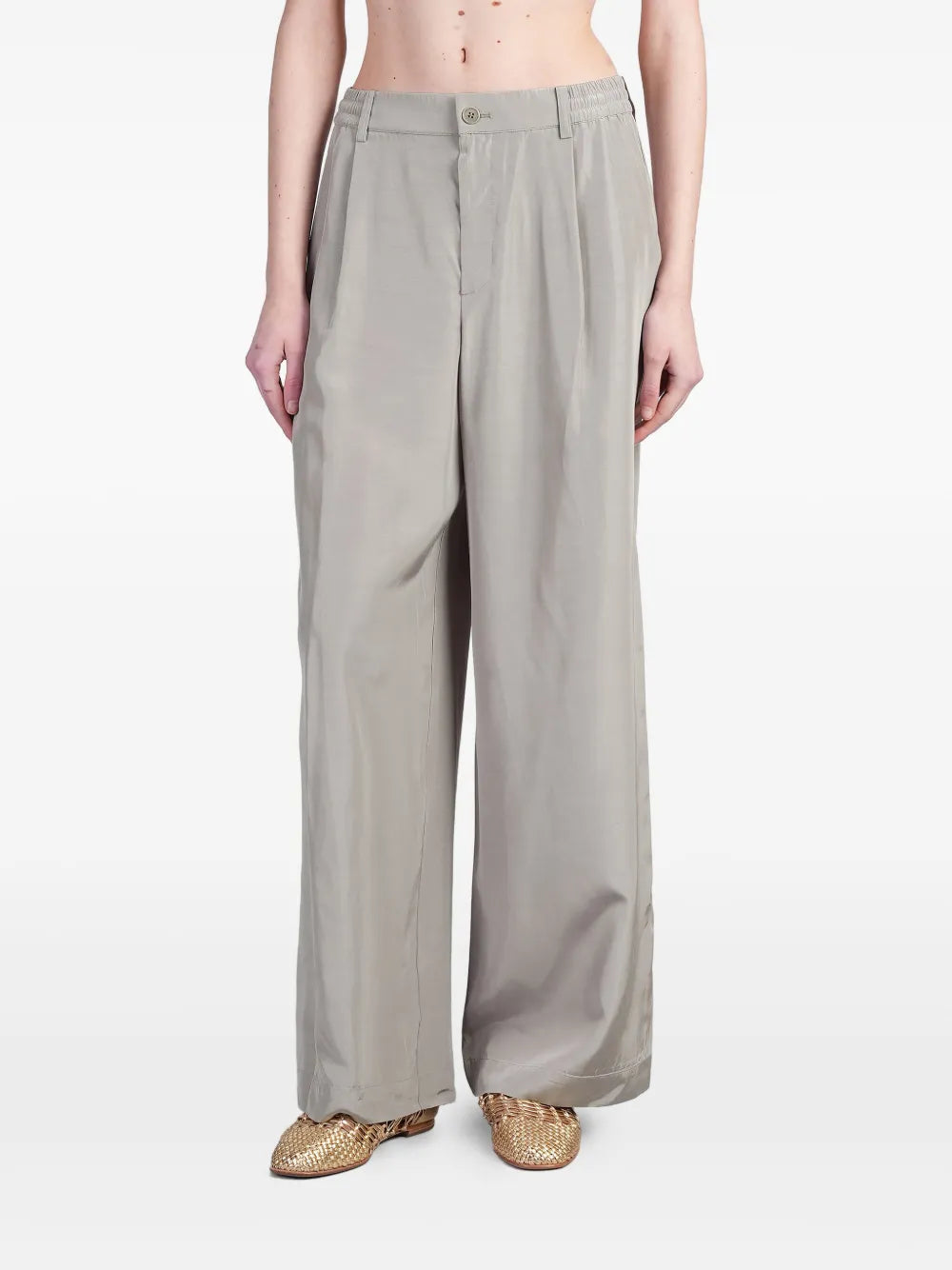Pleat-Detailing Trousers