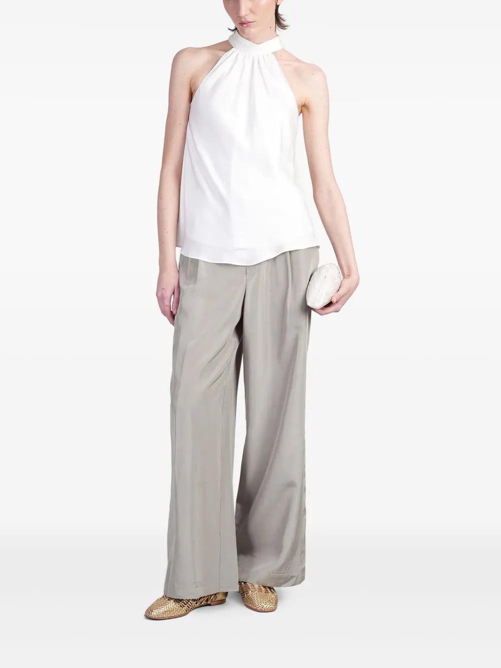 Pleat-Detailing Trousers