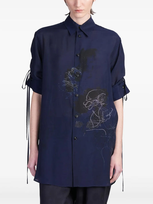 Abstract-Print Shirt
