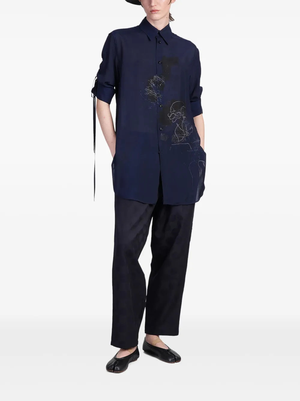Abstract-Print Shirt