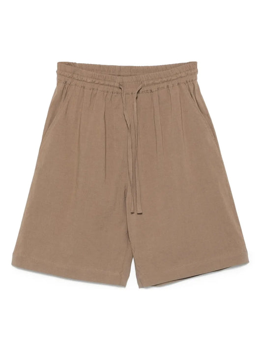 Slub-Texture Shorts