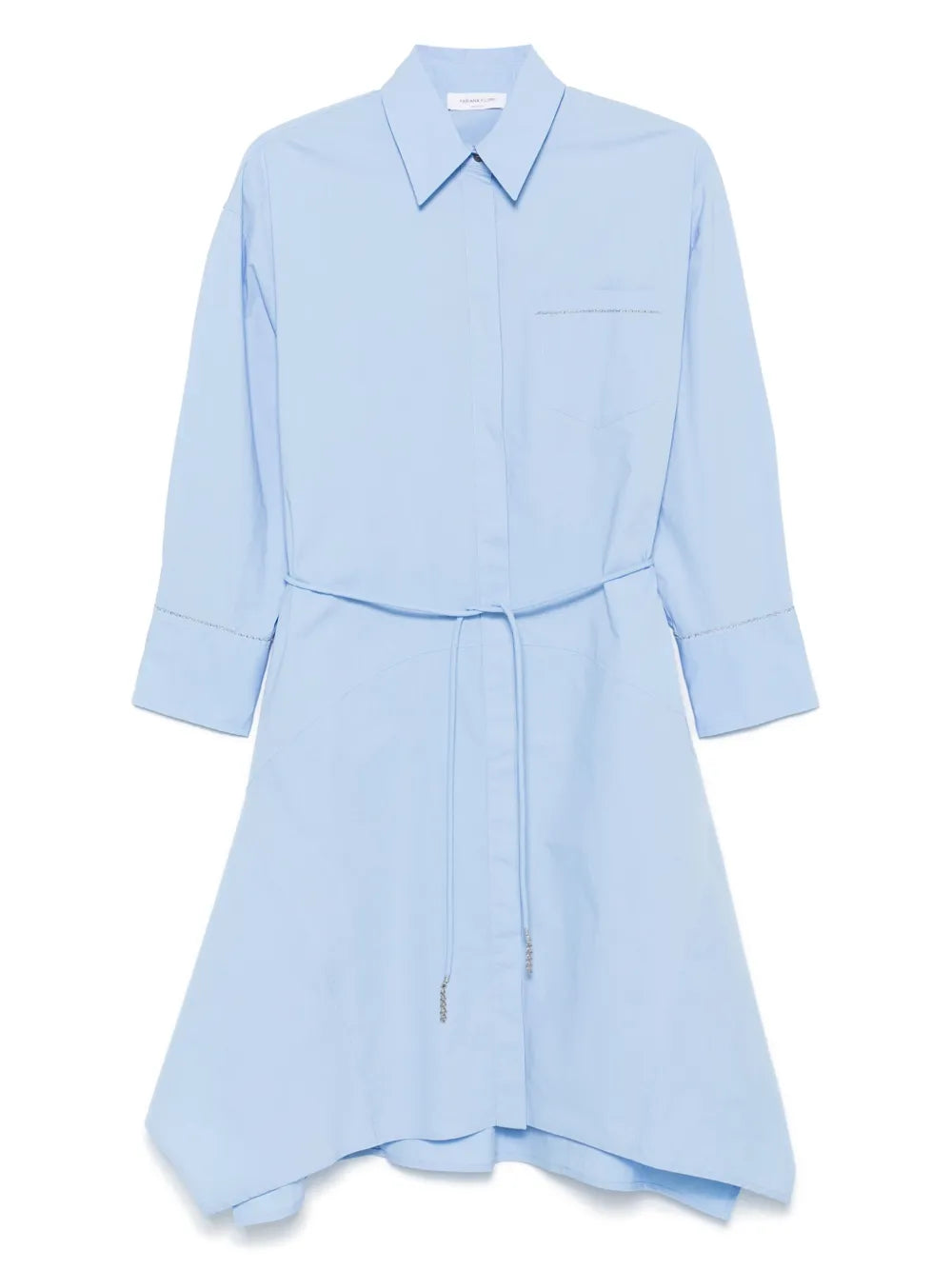 Chain-Link Detail Midi Dress