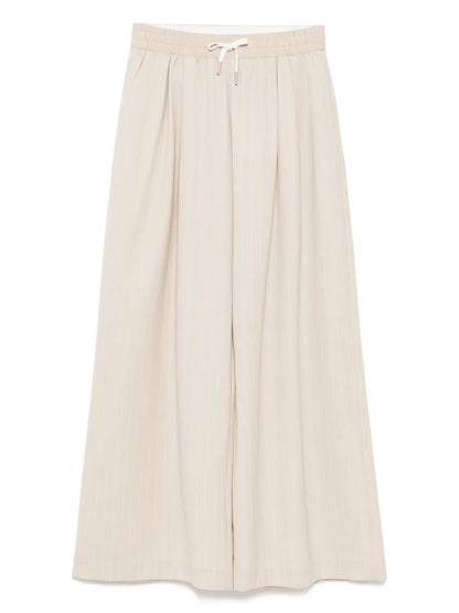 Pinstripe Drawstring Pants