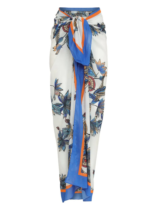 Floral-Print Pareo