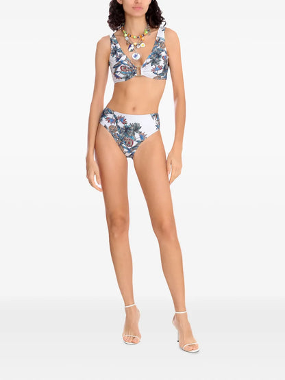Floral-Print Bikini