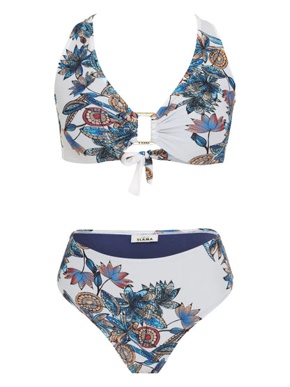 Floral-Print Bikini