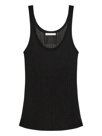 Ribbed-Knit Tank Top