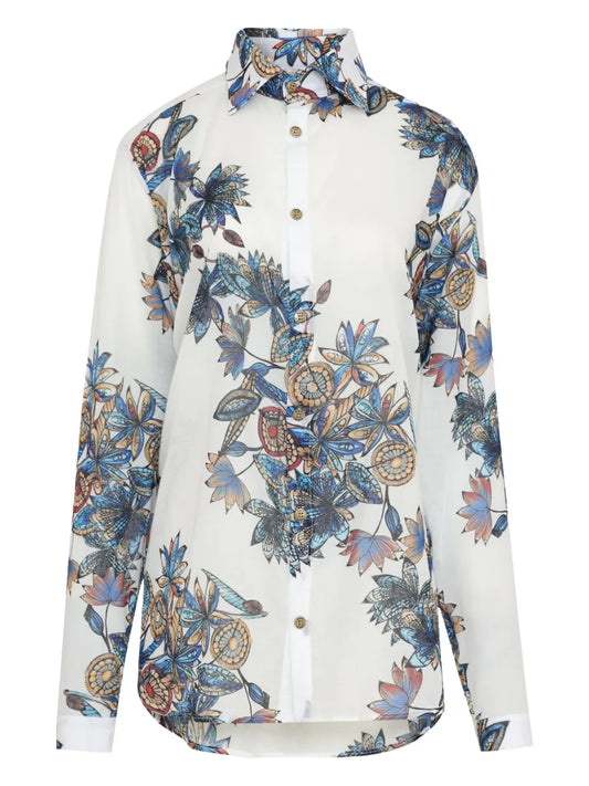 Floral-Print Shirt
