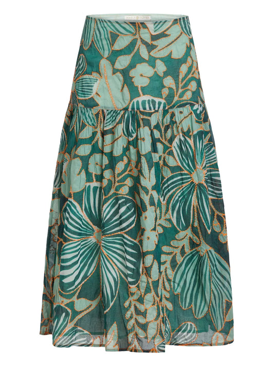 Owens Floral-Print Skirt