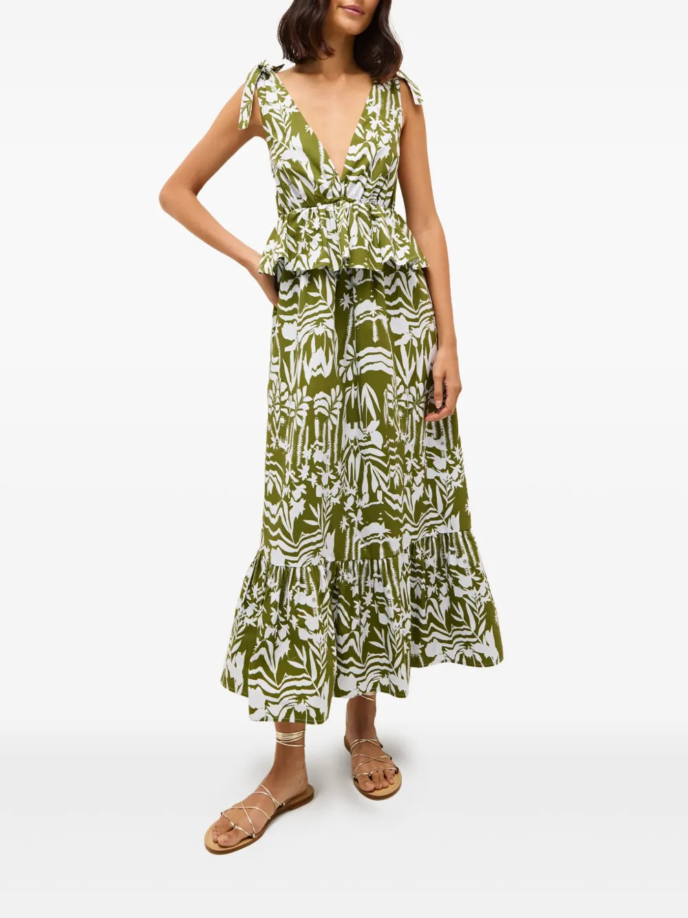 Whitley Peplum Maxi Dress
