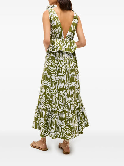 Whitley Peplum Maxi Dress