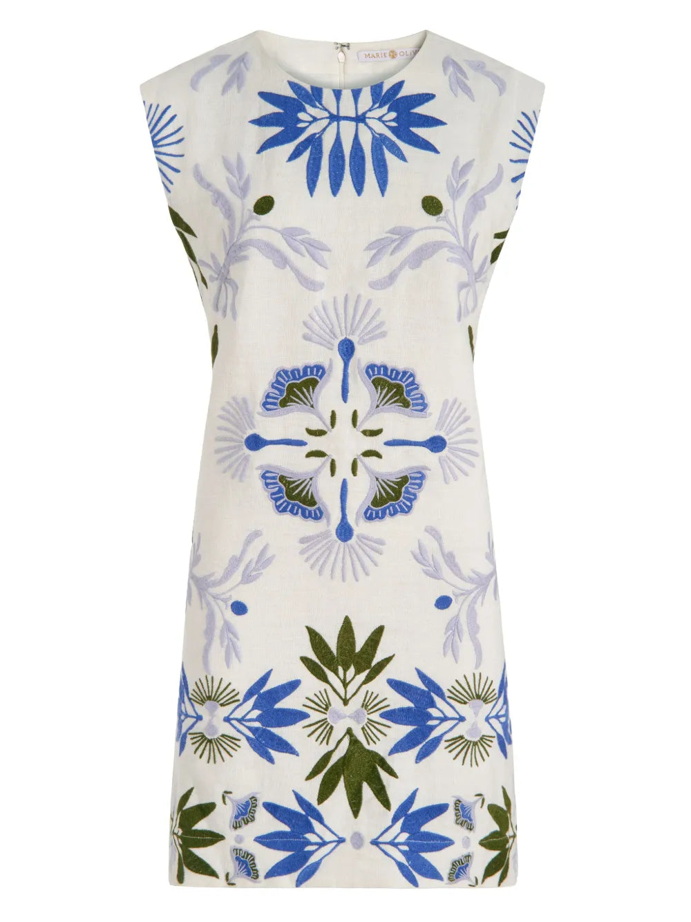 Yvette Embroidered Shift Dress
