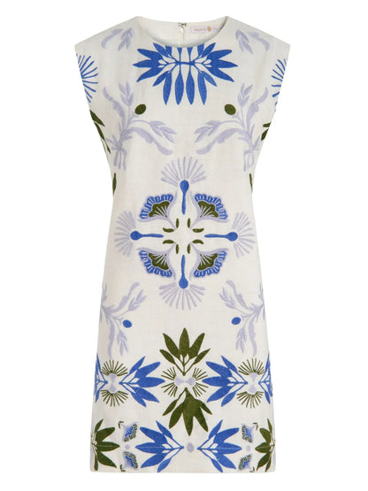 Yvette Embroidered Shift Dress