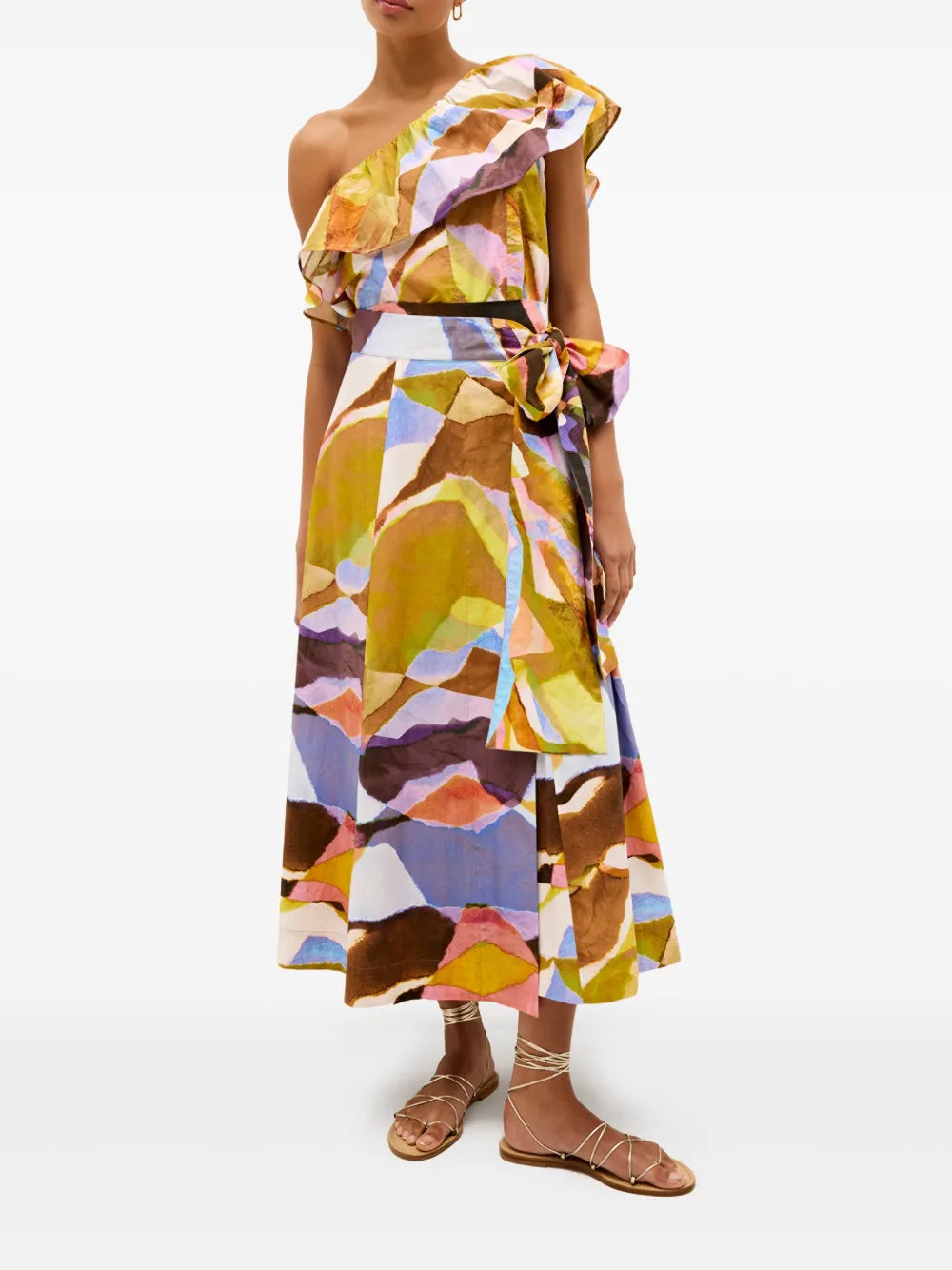 Mccauley Asymmetric Ruffle Top