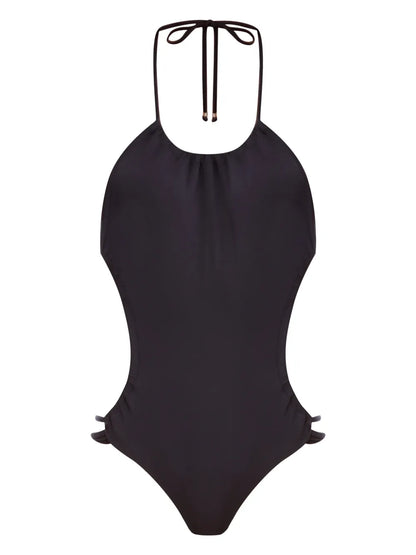 Tie-Fastening Swimsuit
