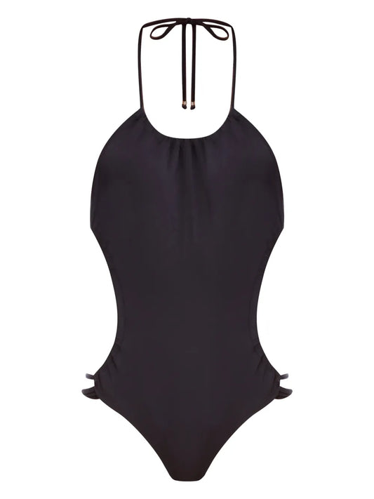 Tie-Fastening Swimsuit