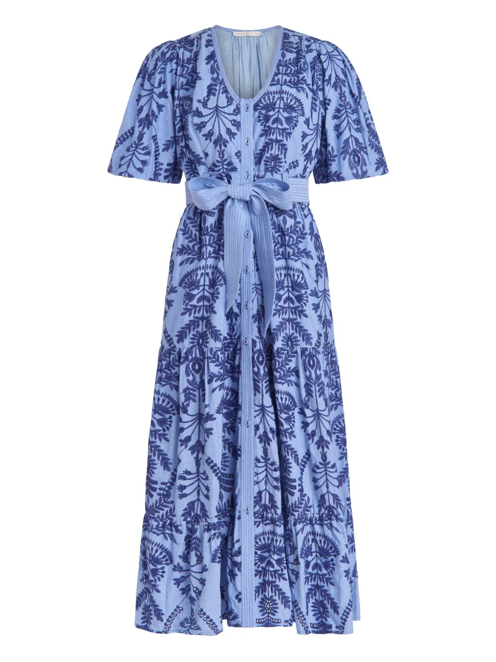 Natty Floral-Print Midi Dress
