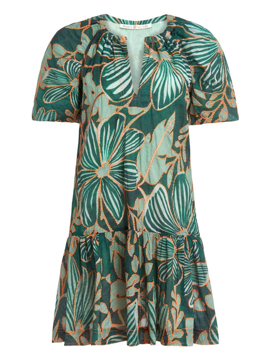 Greta Floral-Print Mini Dress