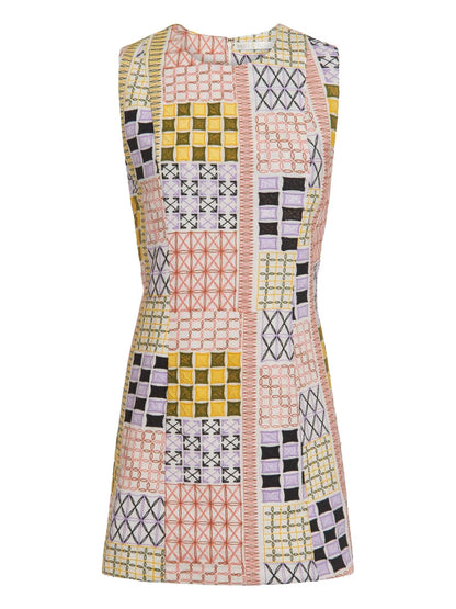 Sabrina Patchwork Sleeveless Dress