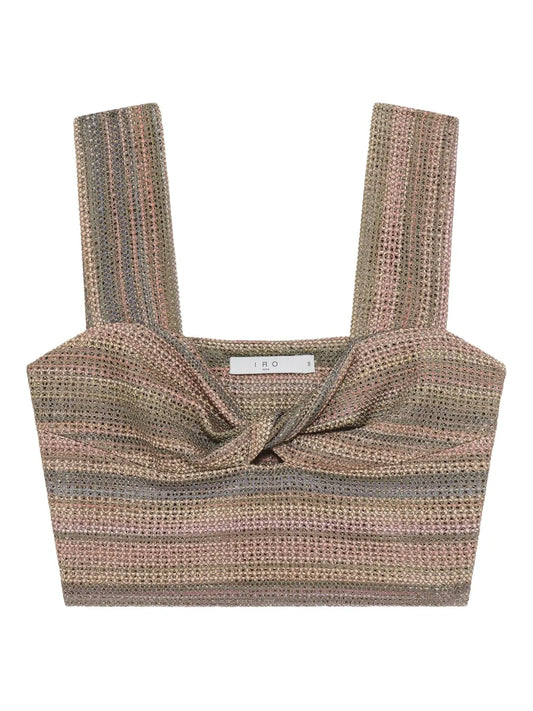 Eloy Cropped Multicolor Top