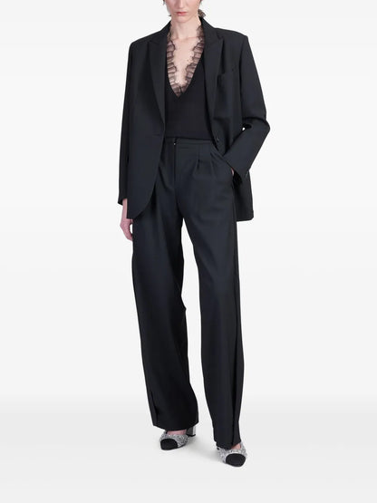 Lace-Detailing Blazer