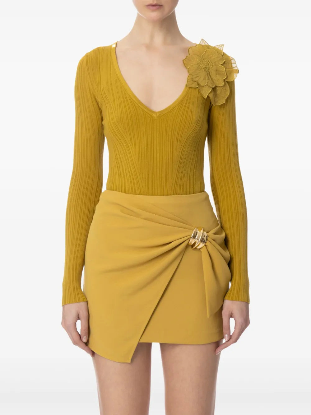Flower-Detailing Top