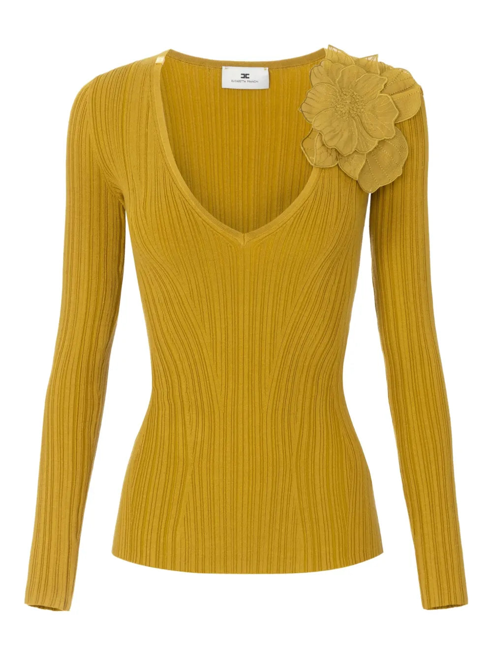 Flower-Detailing Top