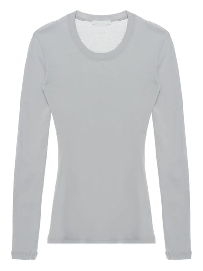 Ribbed Long-Sleeve T-Shirt