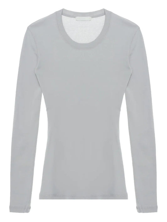 Ribbed Long-Sleeve T-Shirt