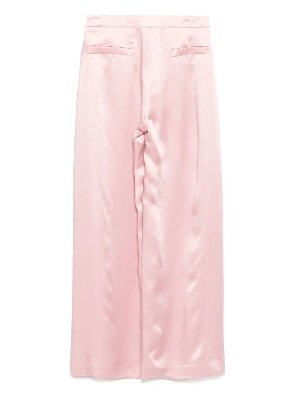 High-Waisted Button-Detailed Trousers