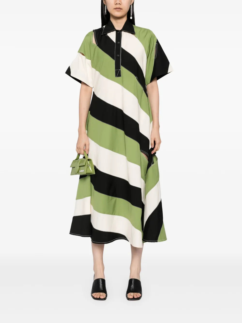 Classic Colour-Blocked Dress