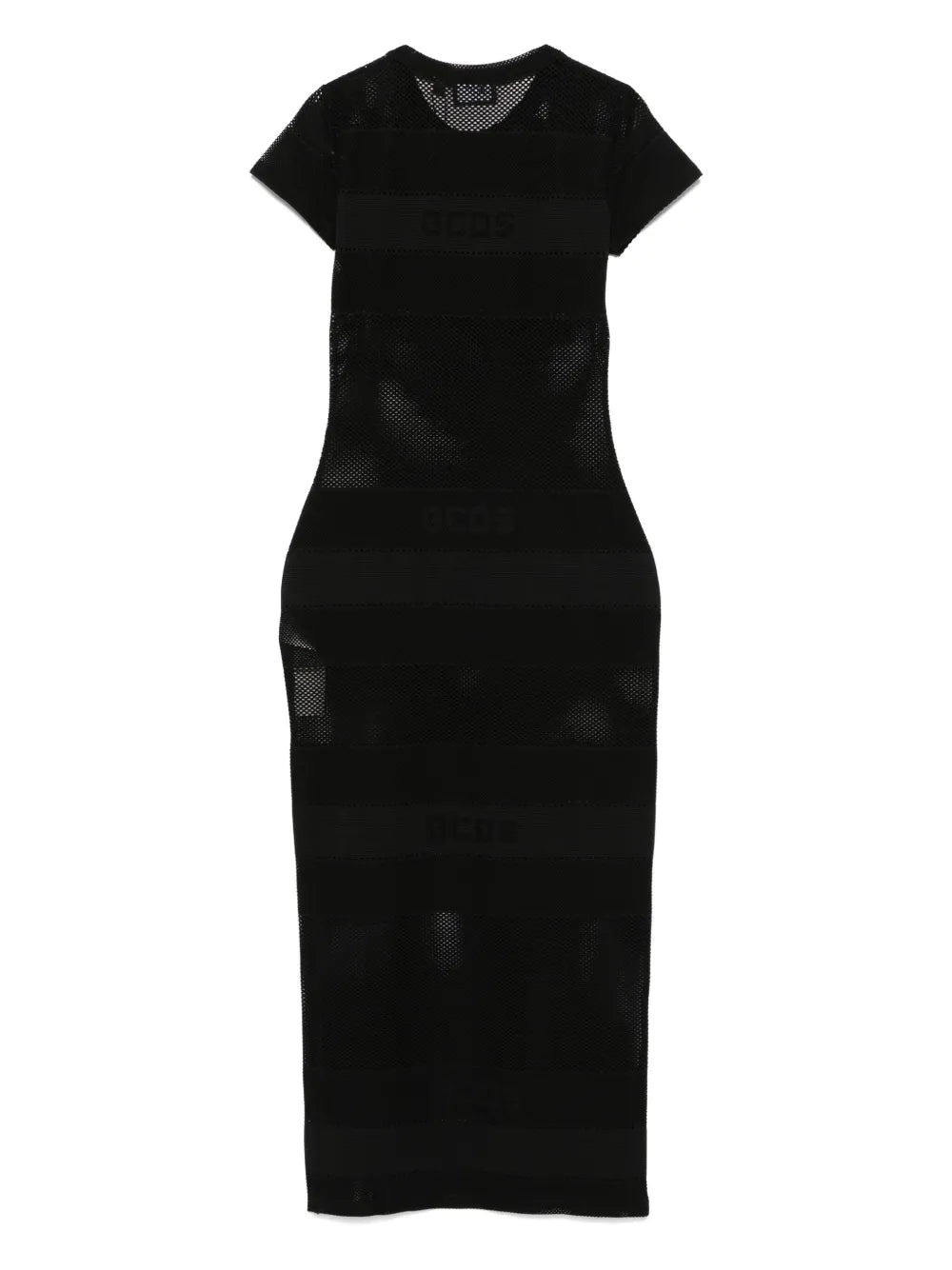 Logo Net Maxi Dress