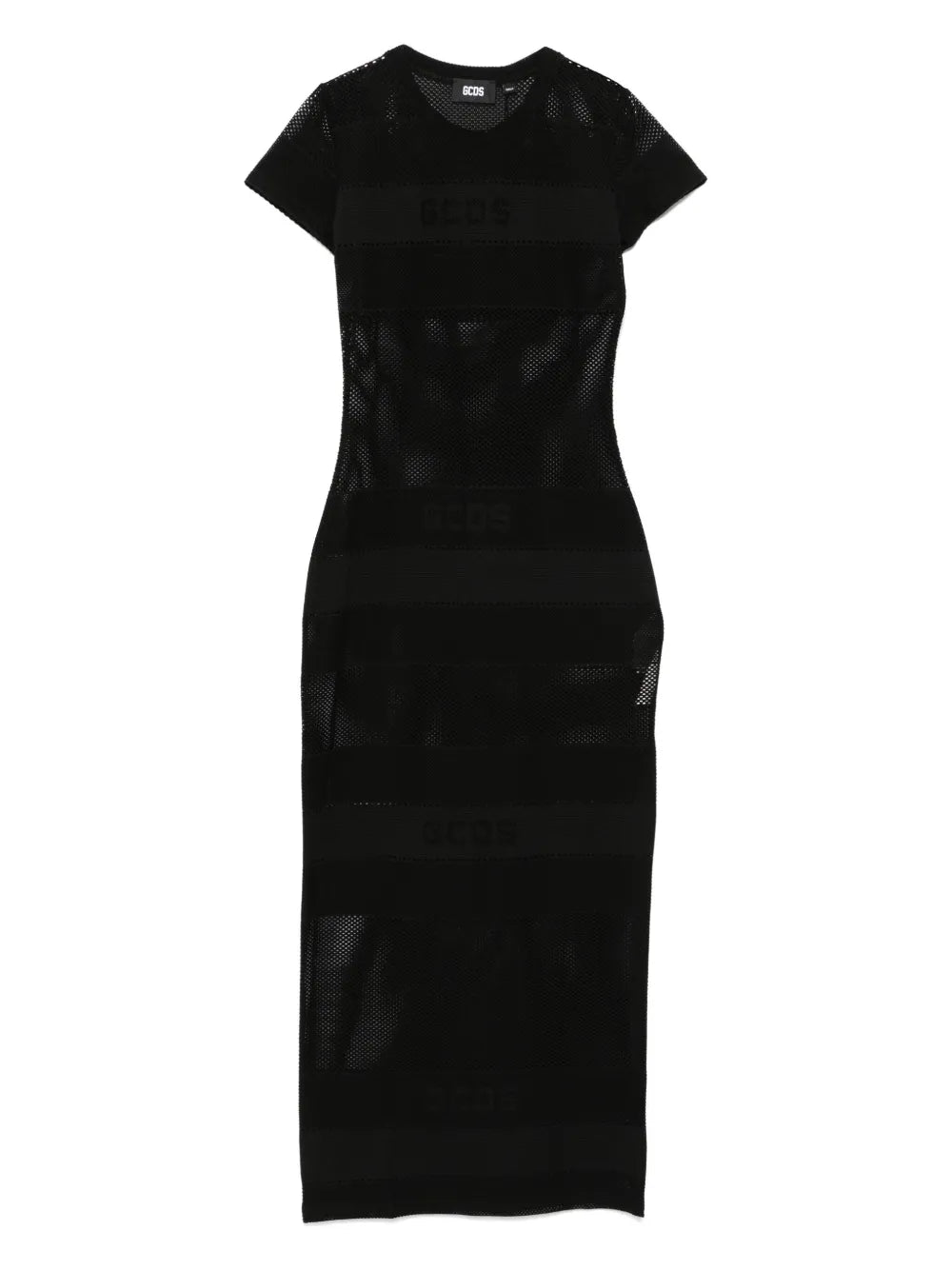 Logo Net Maxi Dress