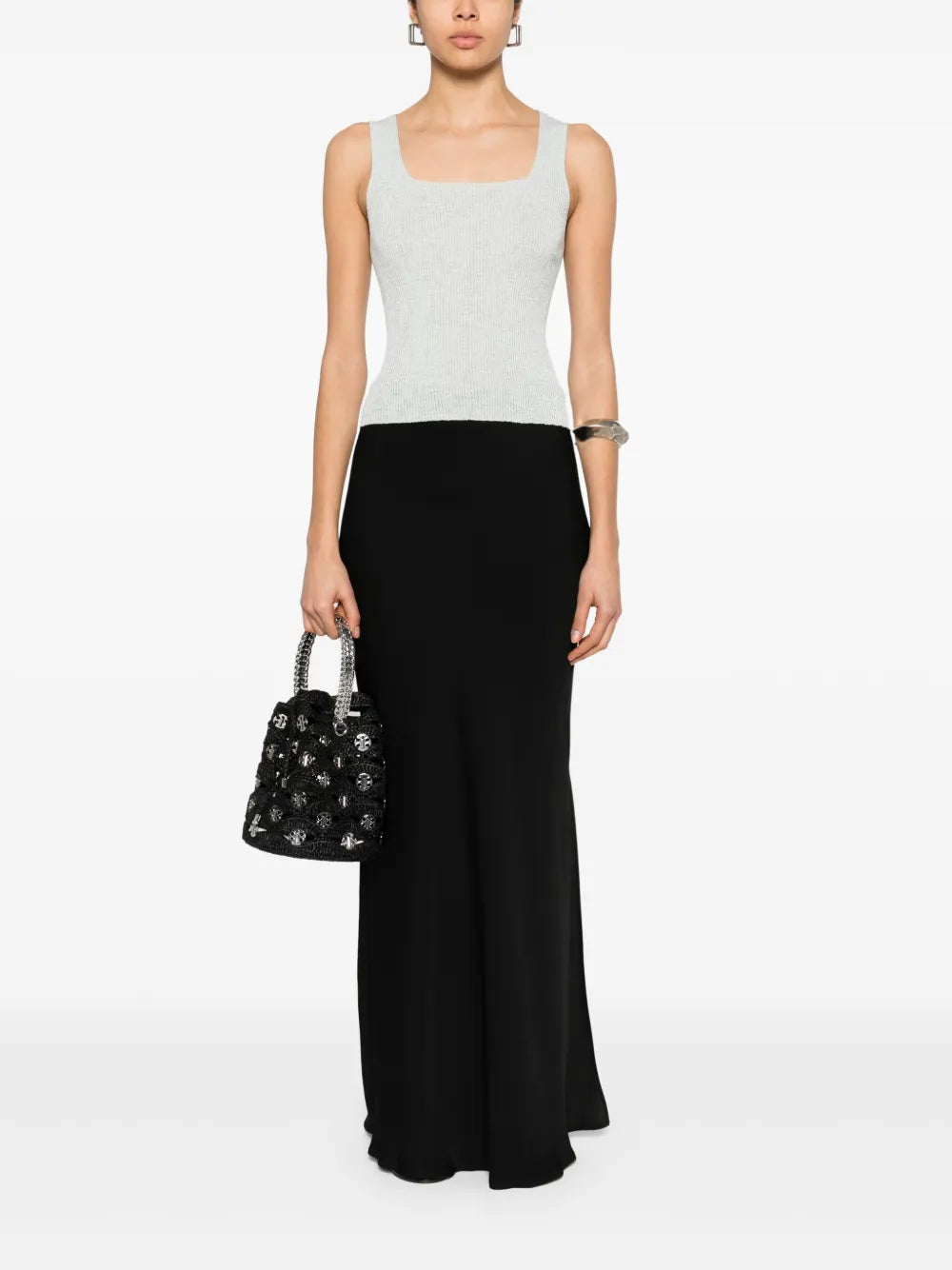 Logo-Plaque Maxi Skirt
