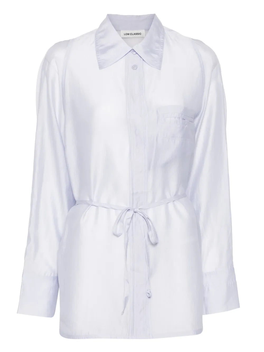 See-Through Back Strap Shirt