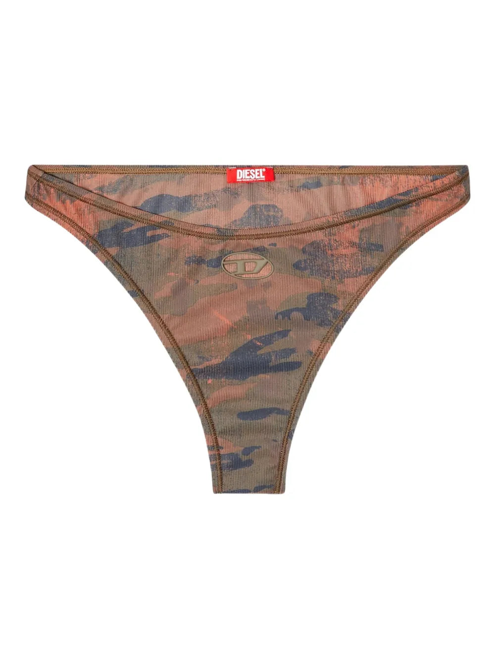 Bumchy-Utlt Camouflage-Print Bikini Bottoms
