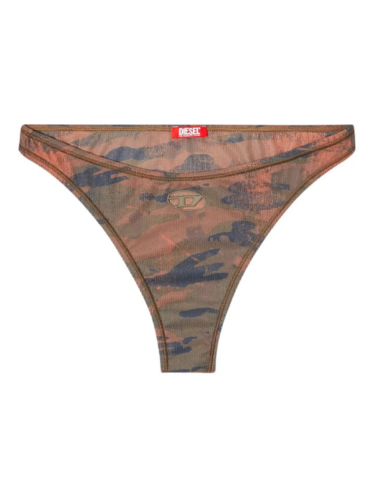 Bumchy-Utlt Camouflage-Print Bikini Bottoms