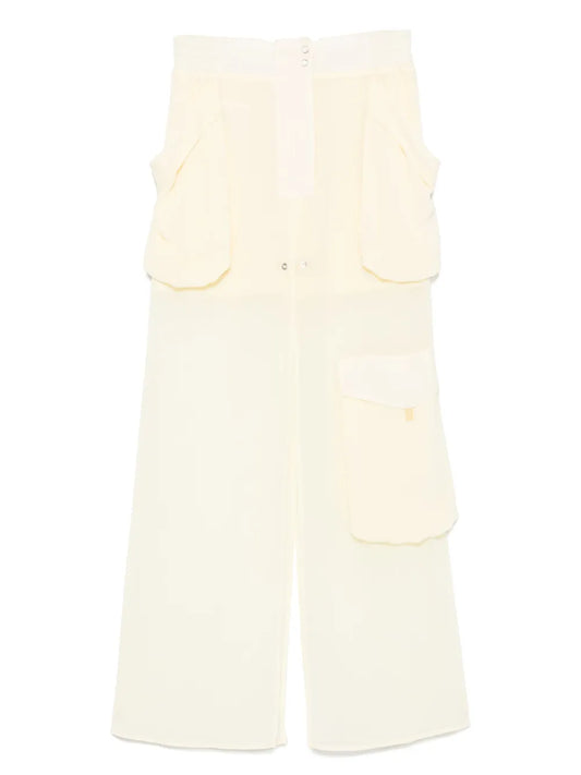 Layered-Design Midi Skirt