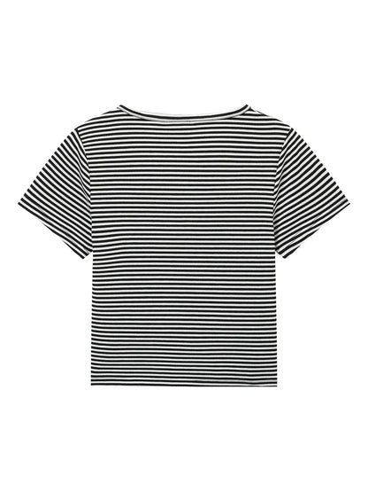 Striped Logo T-Shirt