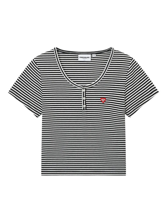 Striped Logo T-Shirt