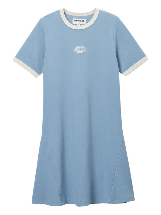 Contrasting T-Shirt Dress