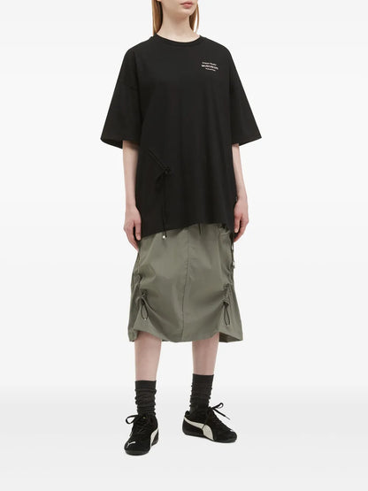 Cargo-Pockets Midi Skirt