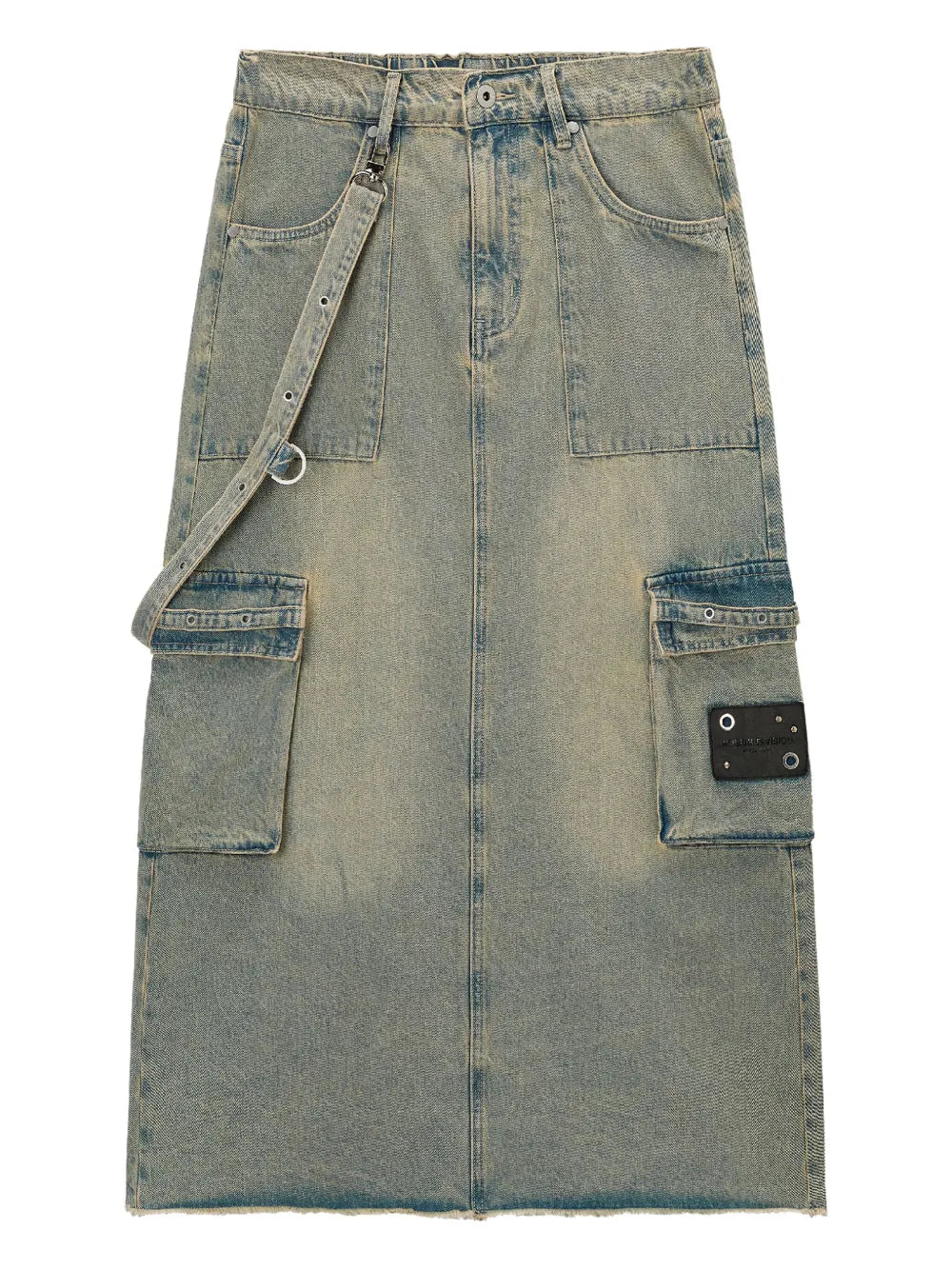 Denim Midi Skirt